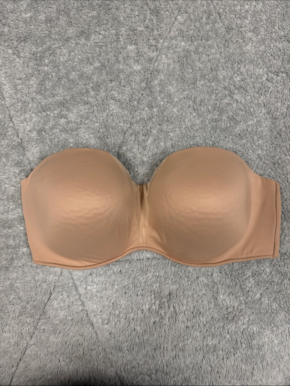 Soma Strapless Molded Cup Bra in Beige